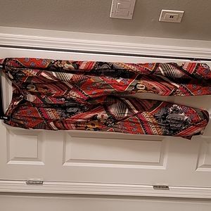 MONSOON Women's floral belted flare pants/ trousers Size UK 12 or US 8